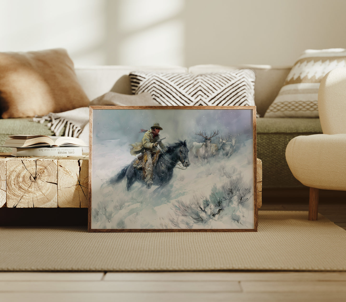 Wild Chase Through Winter Storm