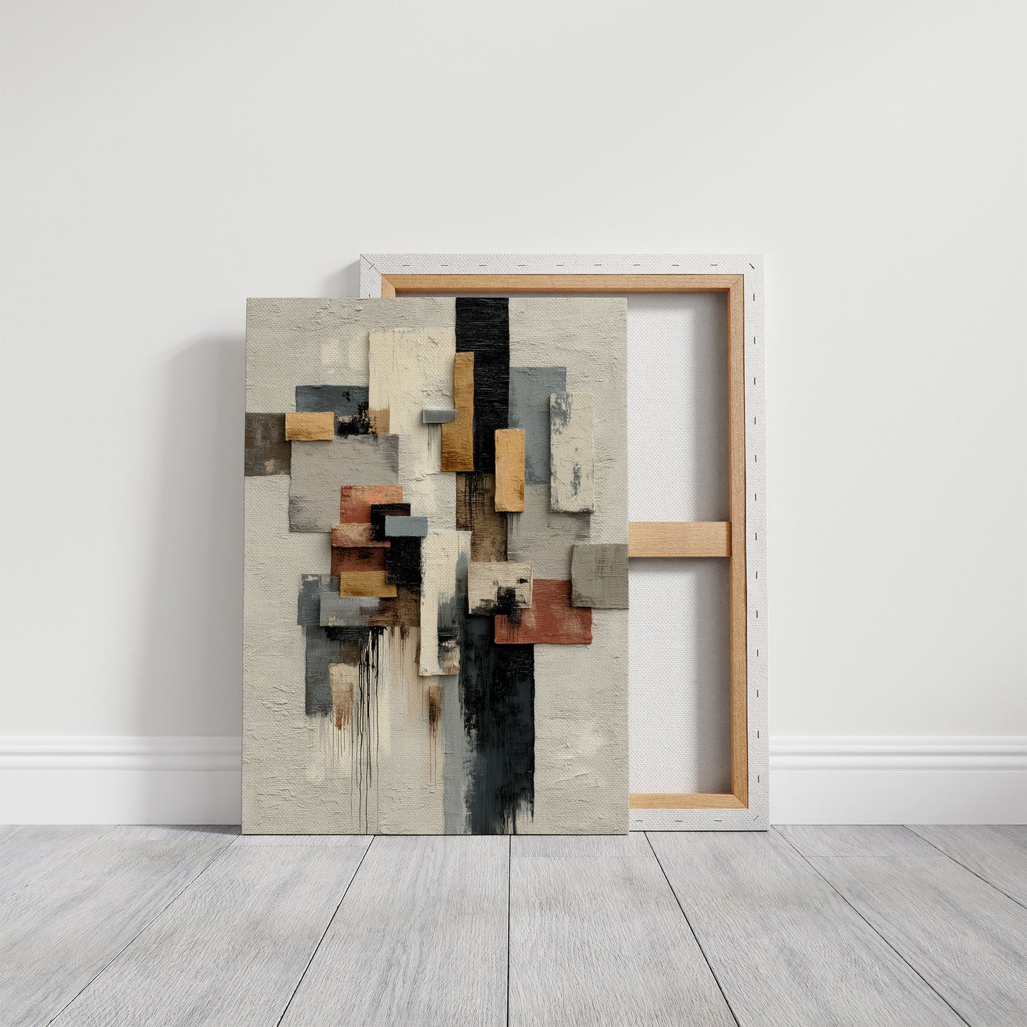 Sunlit Corner Bar Meets Abstract Dawn