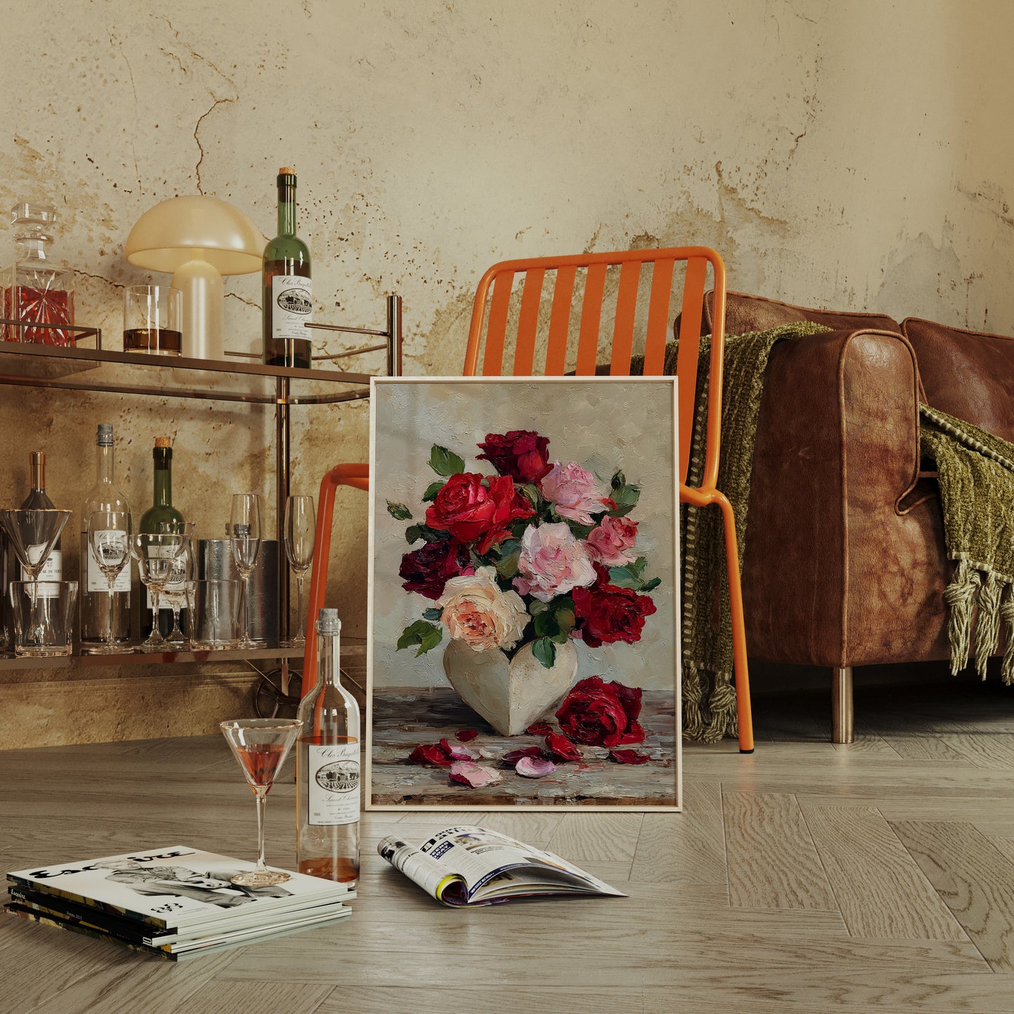 Hearts Bloom in Silent Elegance