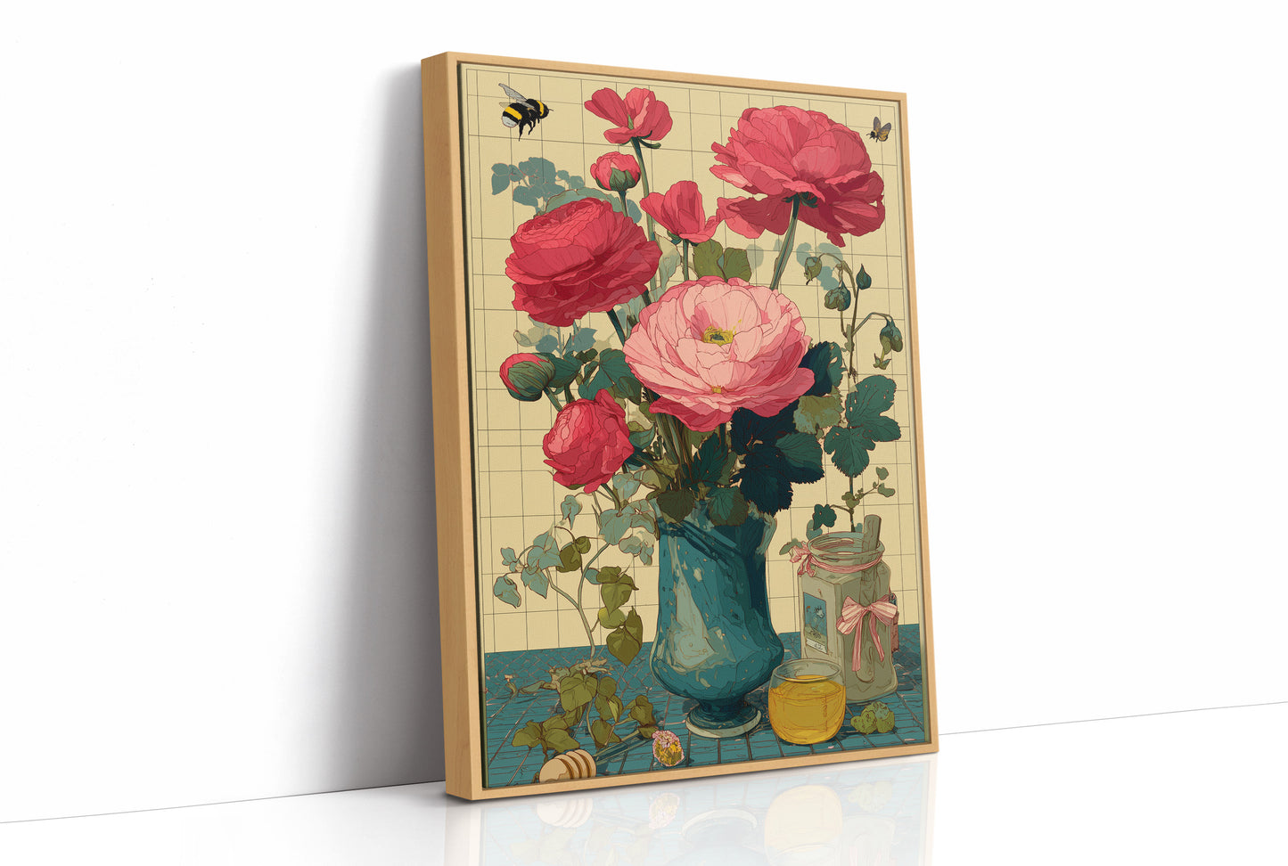 Roses and Golden Honey