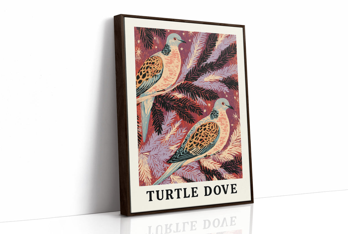 Two Turtle Doves in Pine