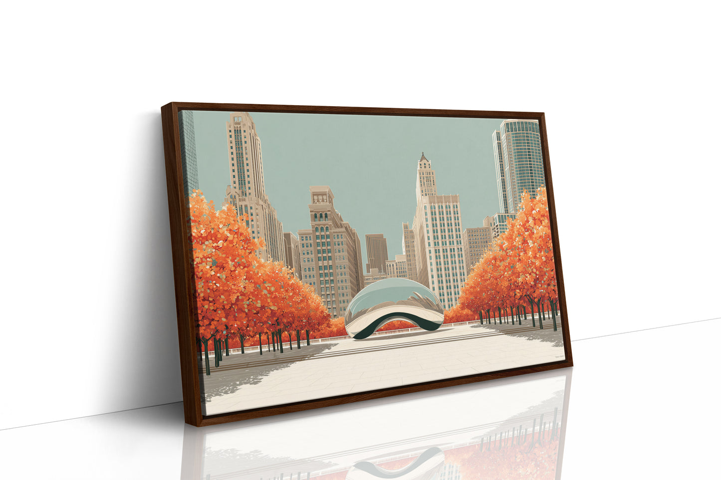 Autumn Flames Meet Steel Dreams