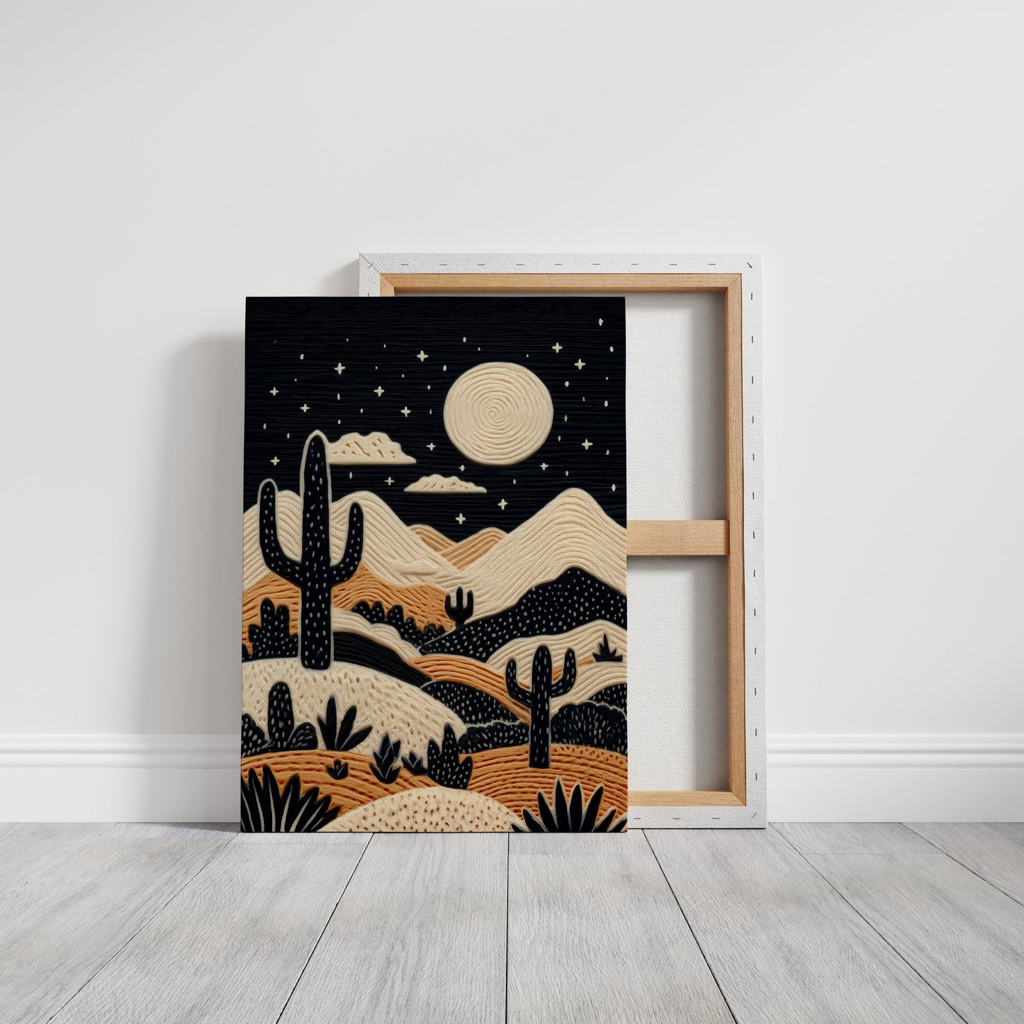 Desert Moonlight Paints Ancient Stories