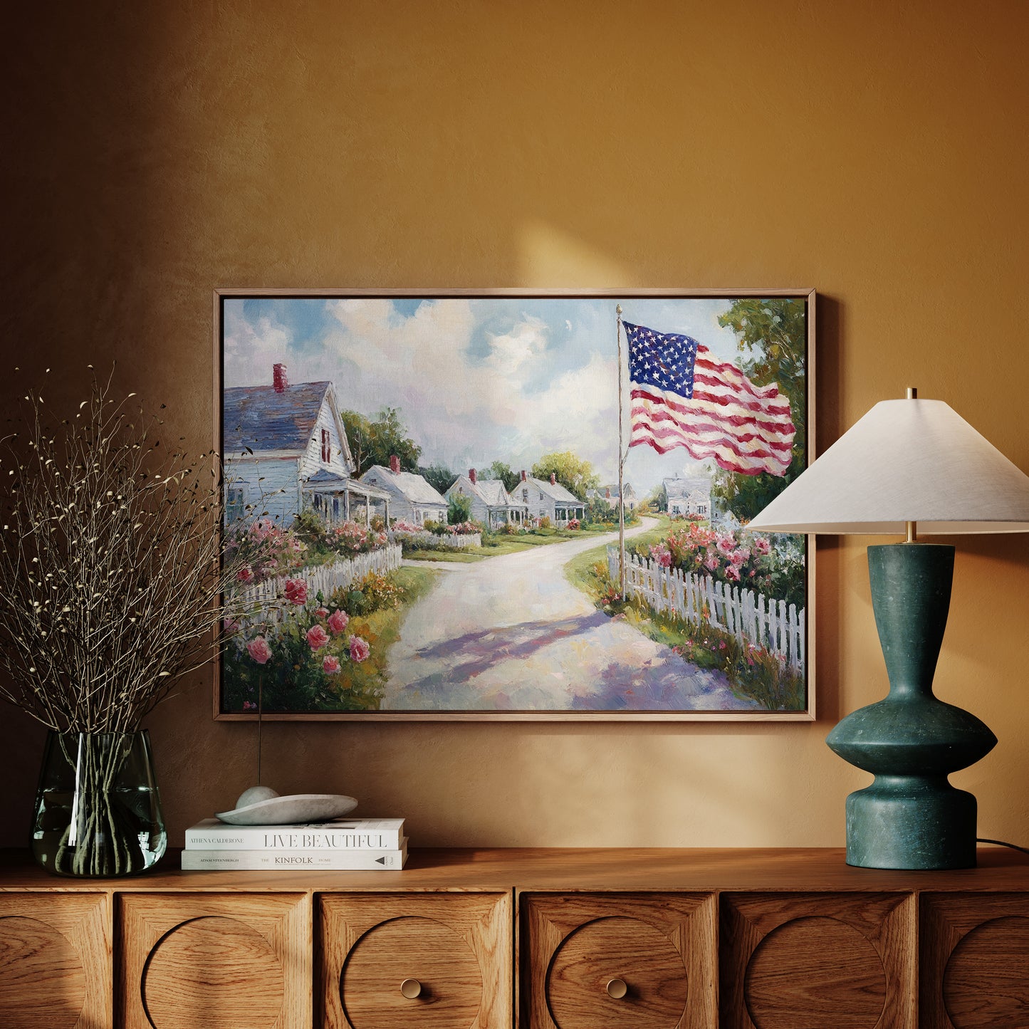 Where Roses Bloom and Flags Wave