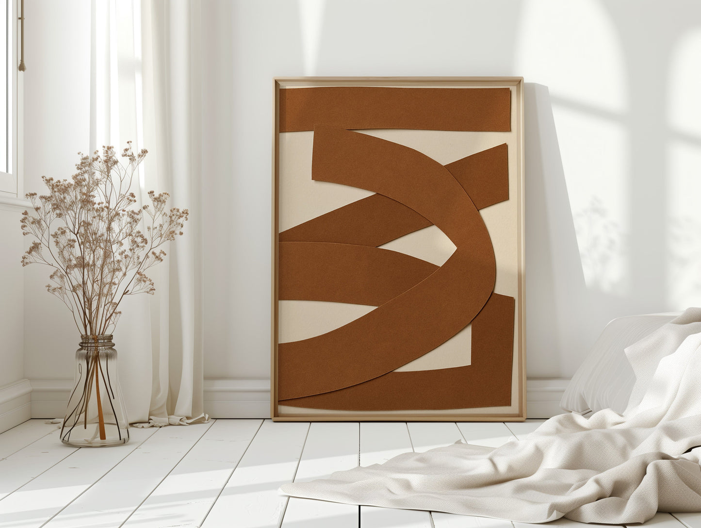 Terracotta Ribbons Weave Modern Tales