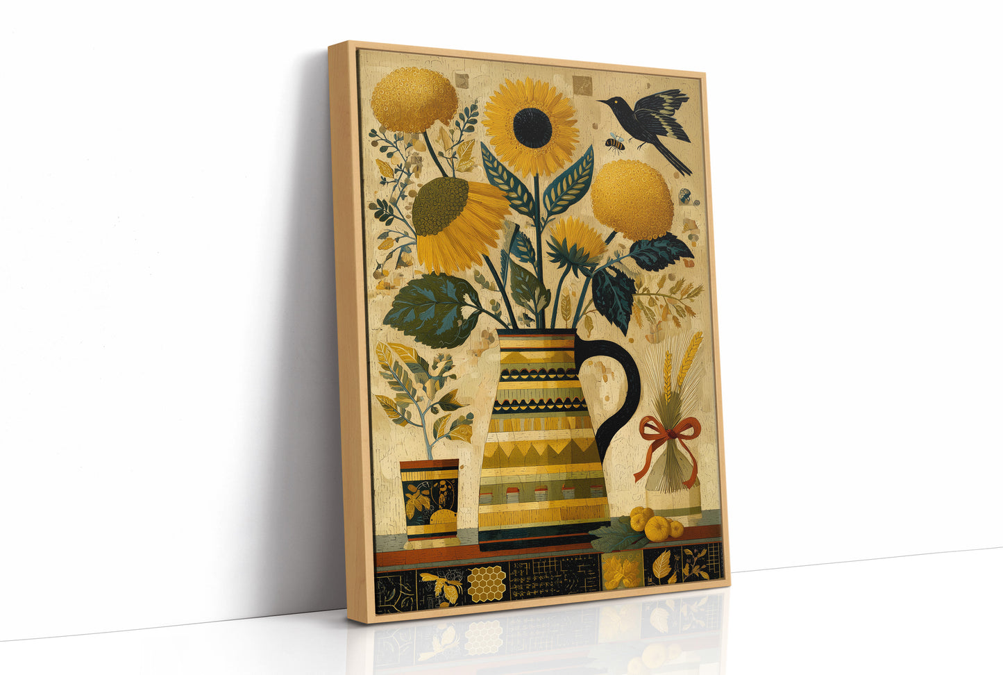 Sunflowers and Wheat