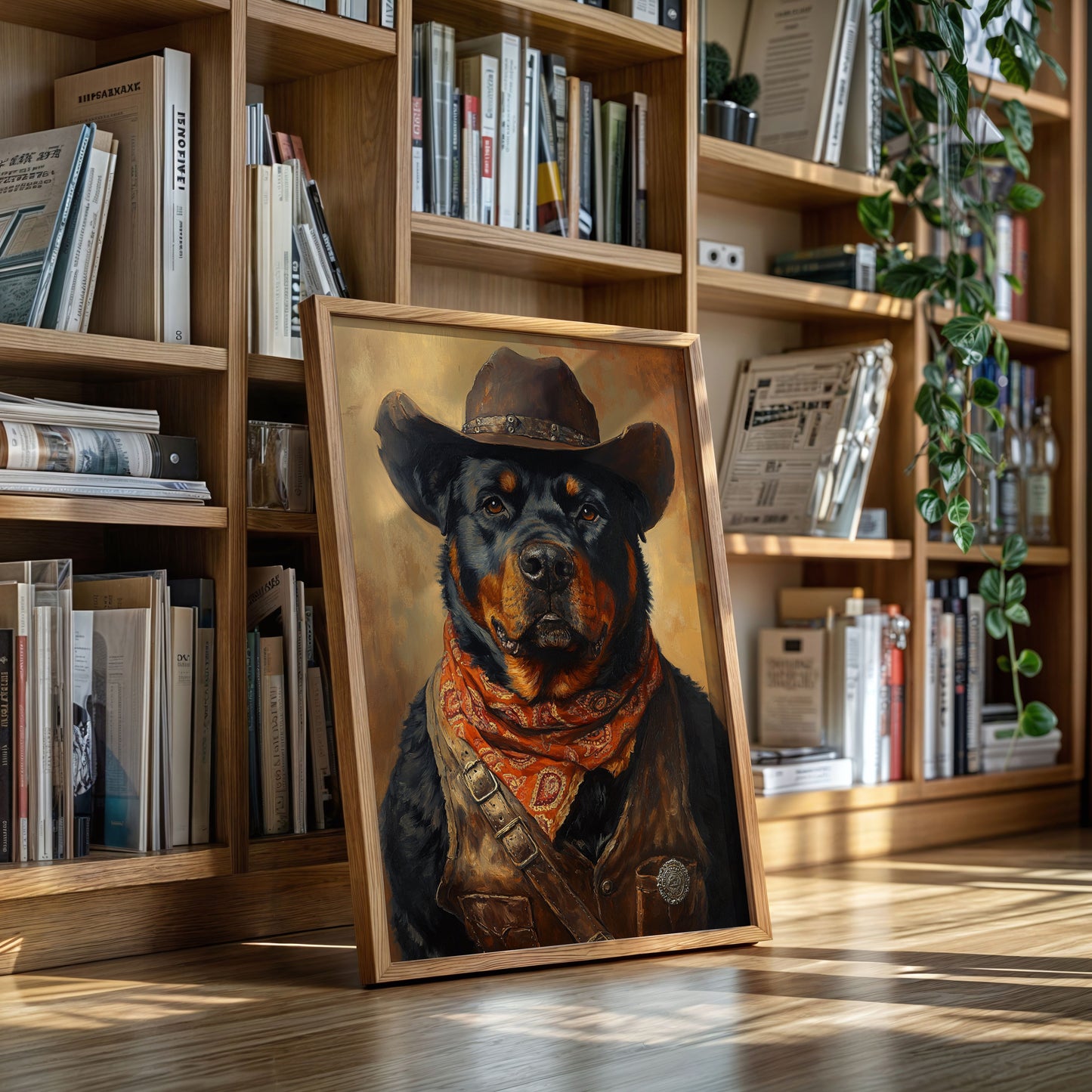 Rottweiler Ranger in the Wild West