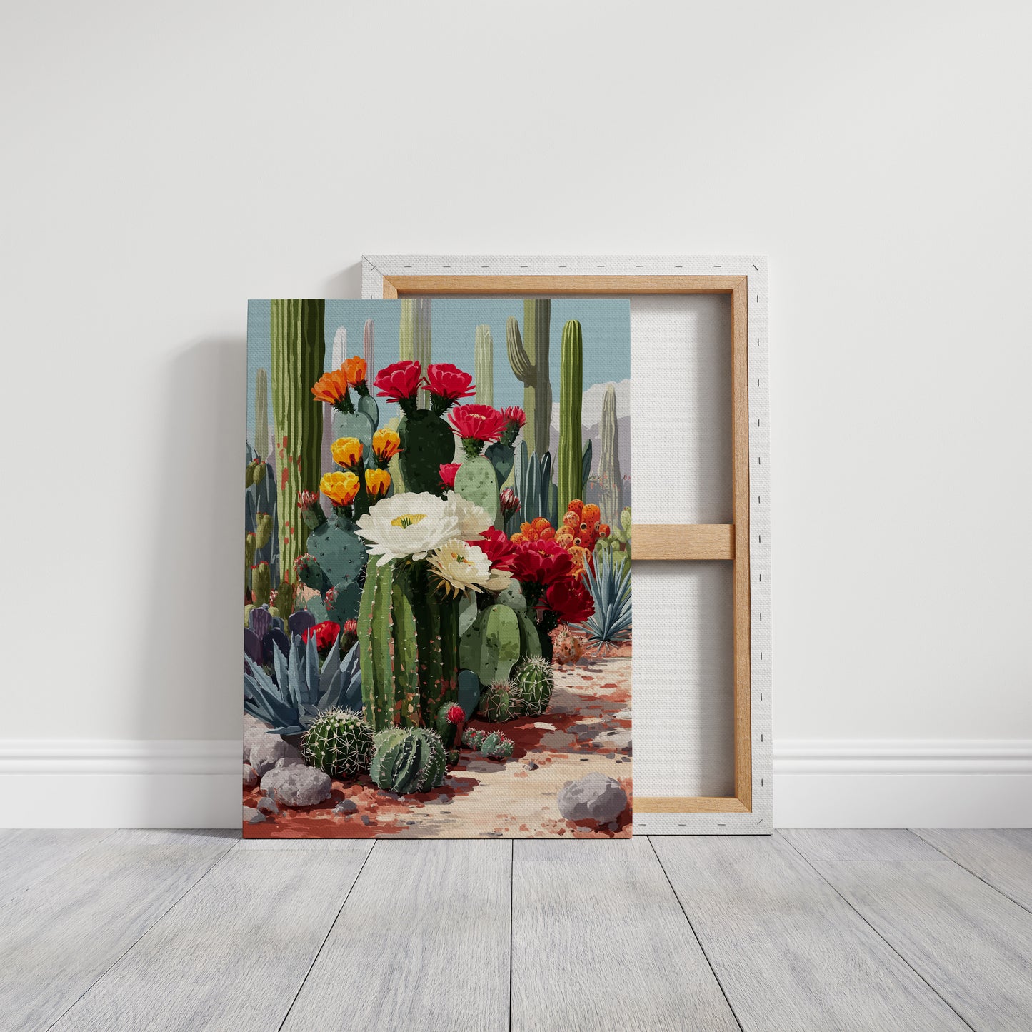 Cactus Blooms Paint Desert Poetry
