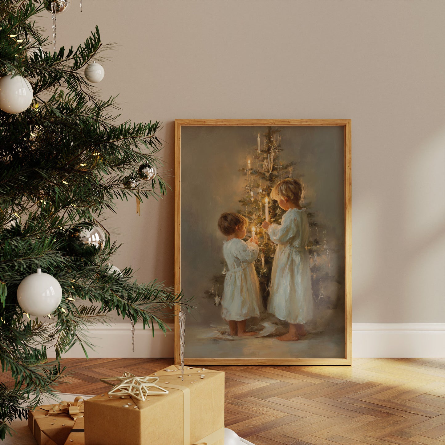 December Magic Glows In White