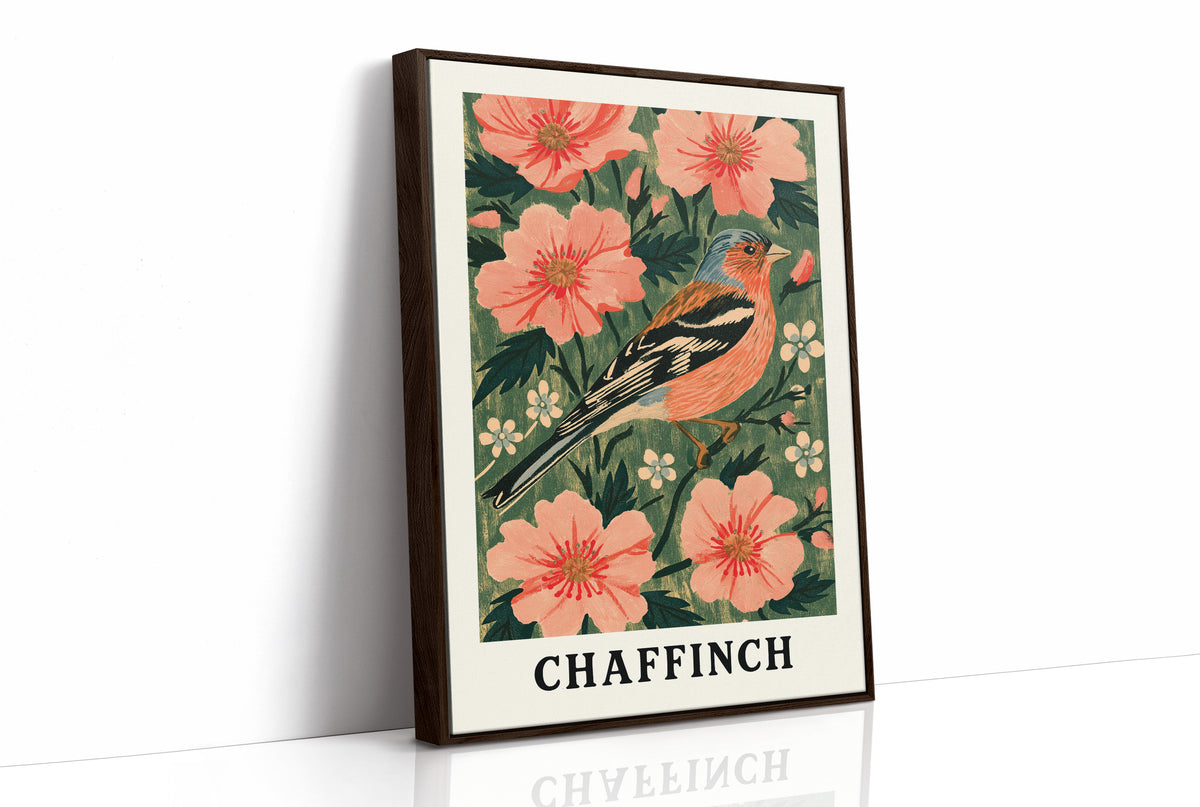 Chaffinch Among Wild Roses