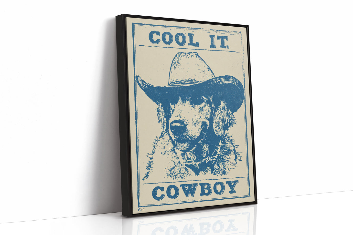 The Canine Cowboy Stands Proud