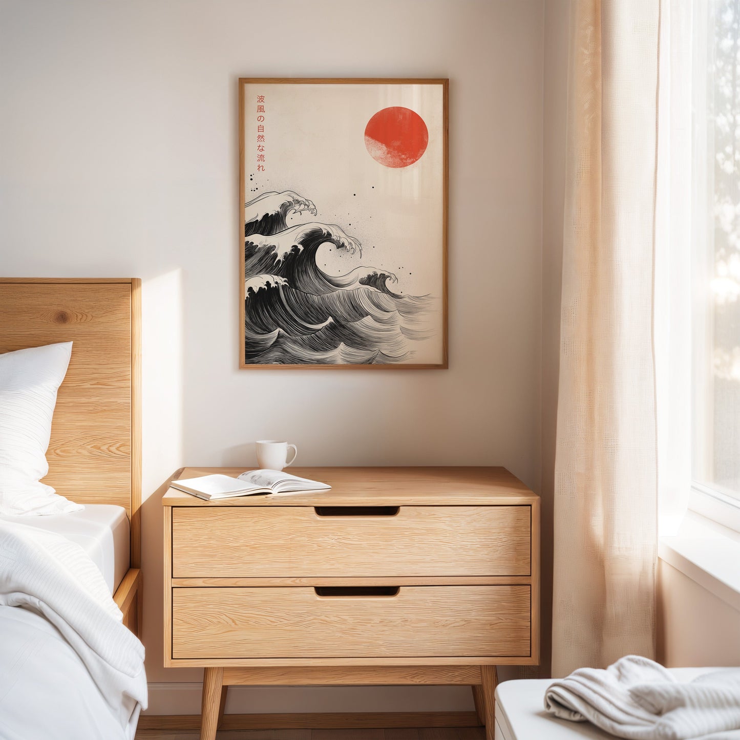 Japanese Ink Waves – The Flow of Nature