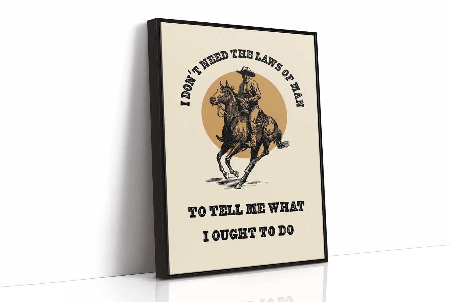 He Rides by His Own Code