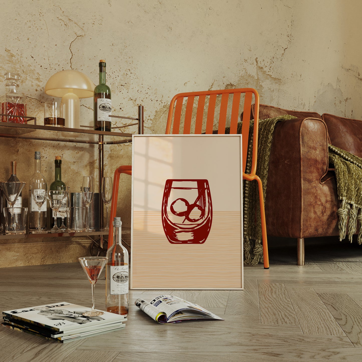 Burgundy Glass Holds Summer Secrets