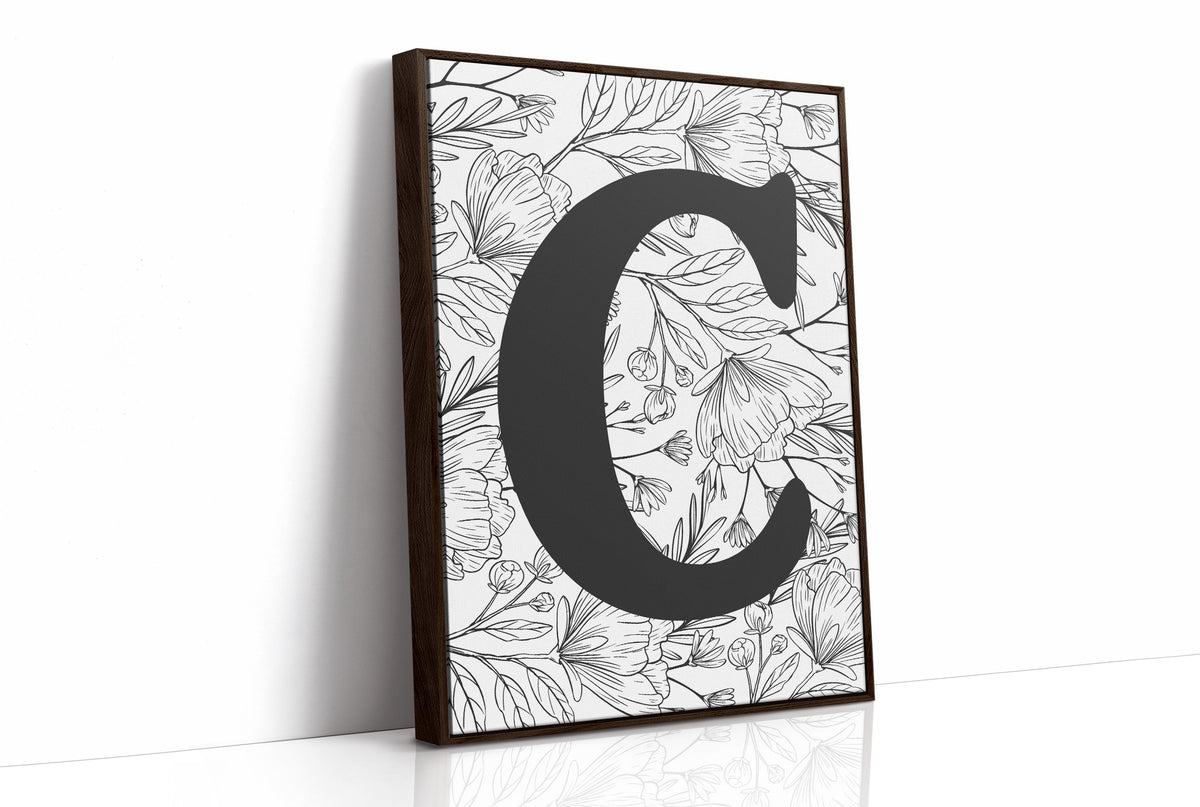 Botanical Letter C Monogram