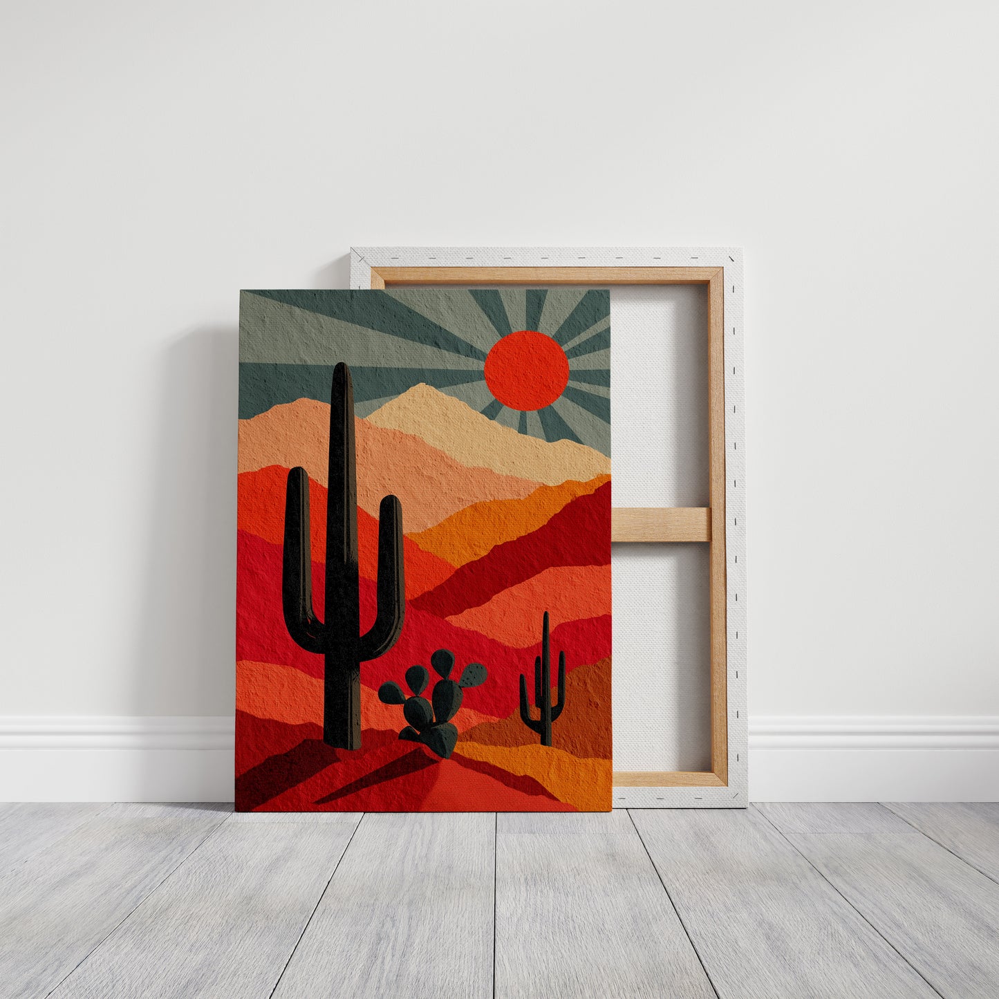 Red Mountains Sing Desert Sunlight