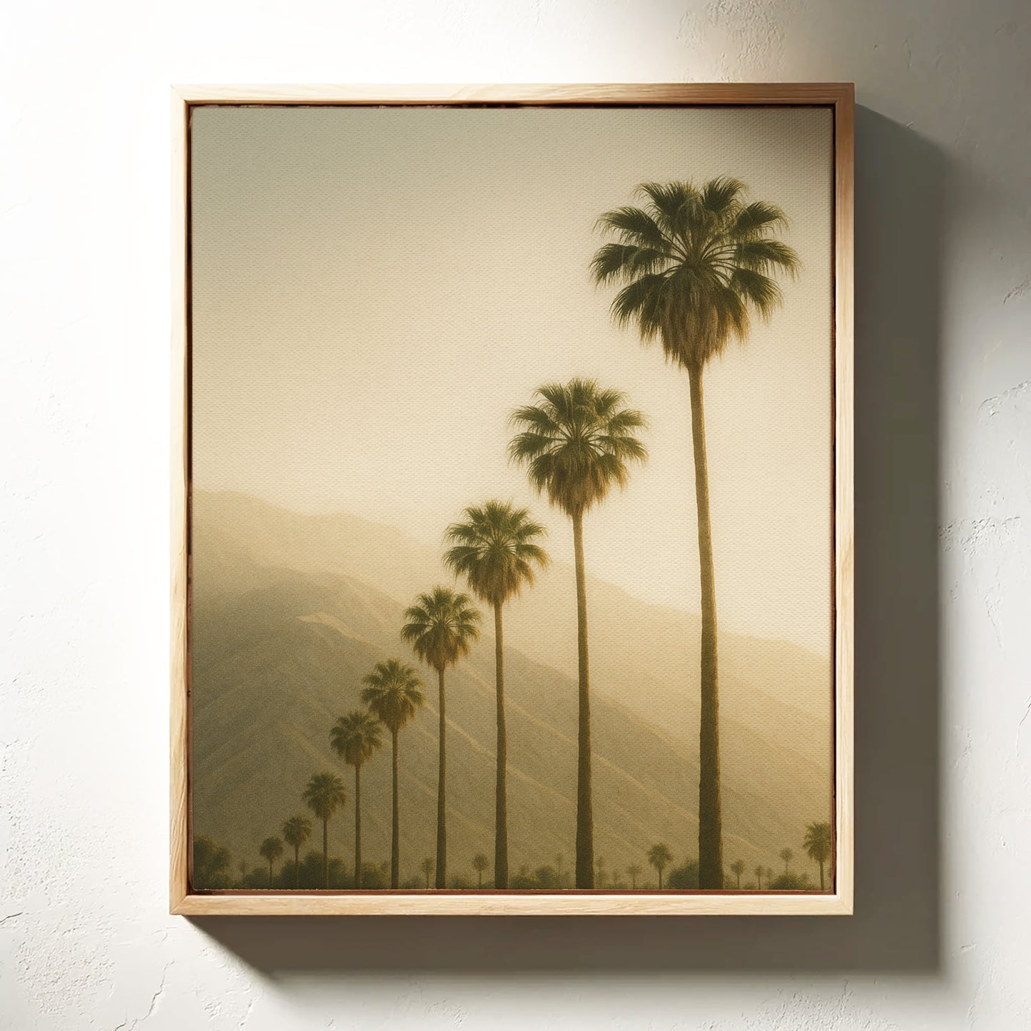 Desert Palms at Dusk