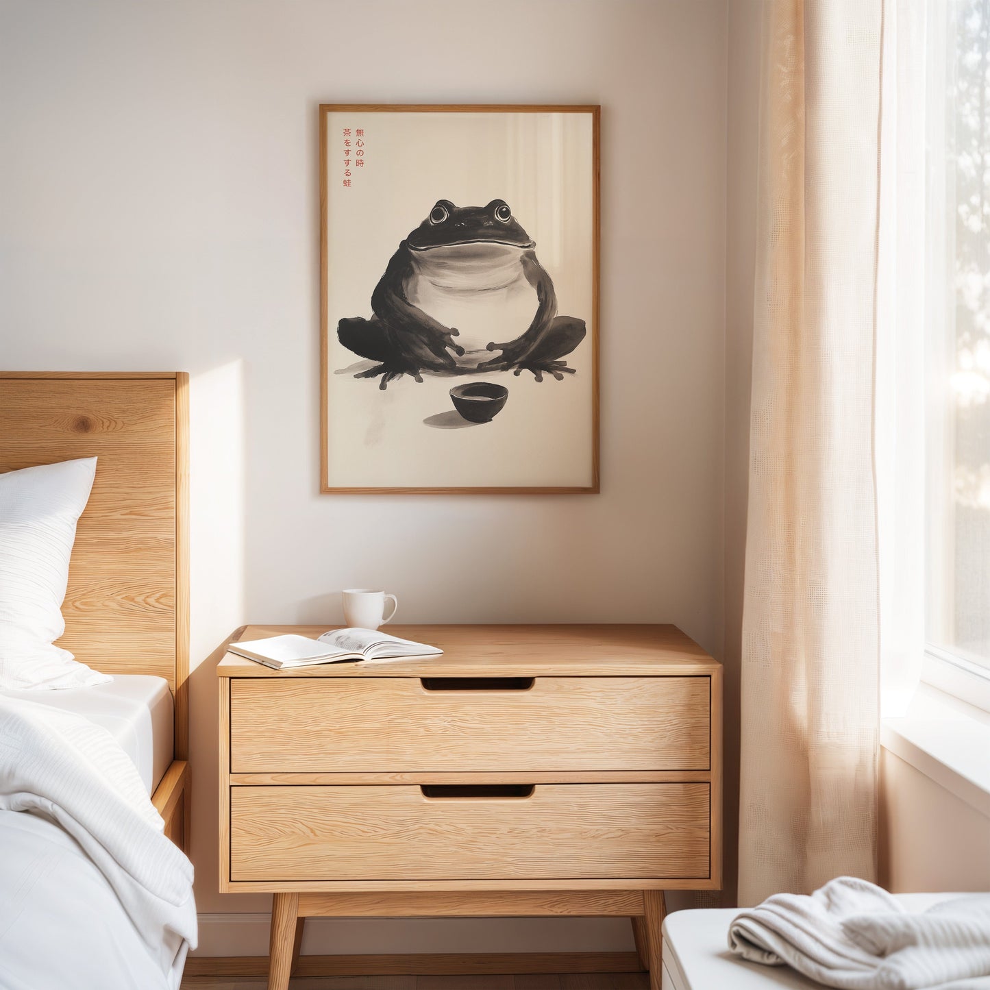 Zen Frog – A Moment of Tea