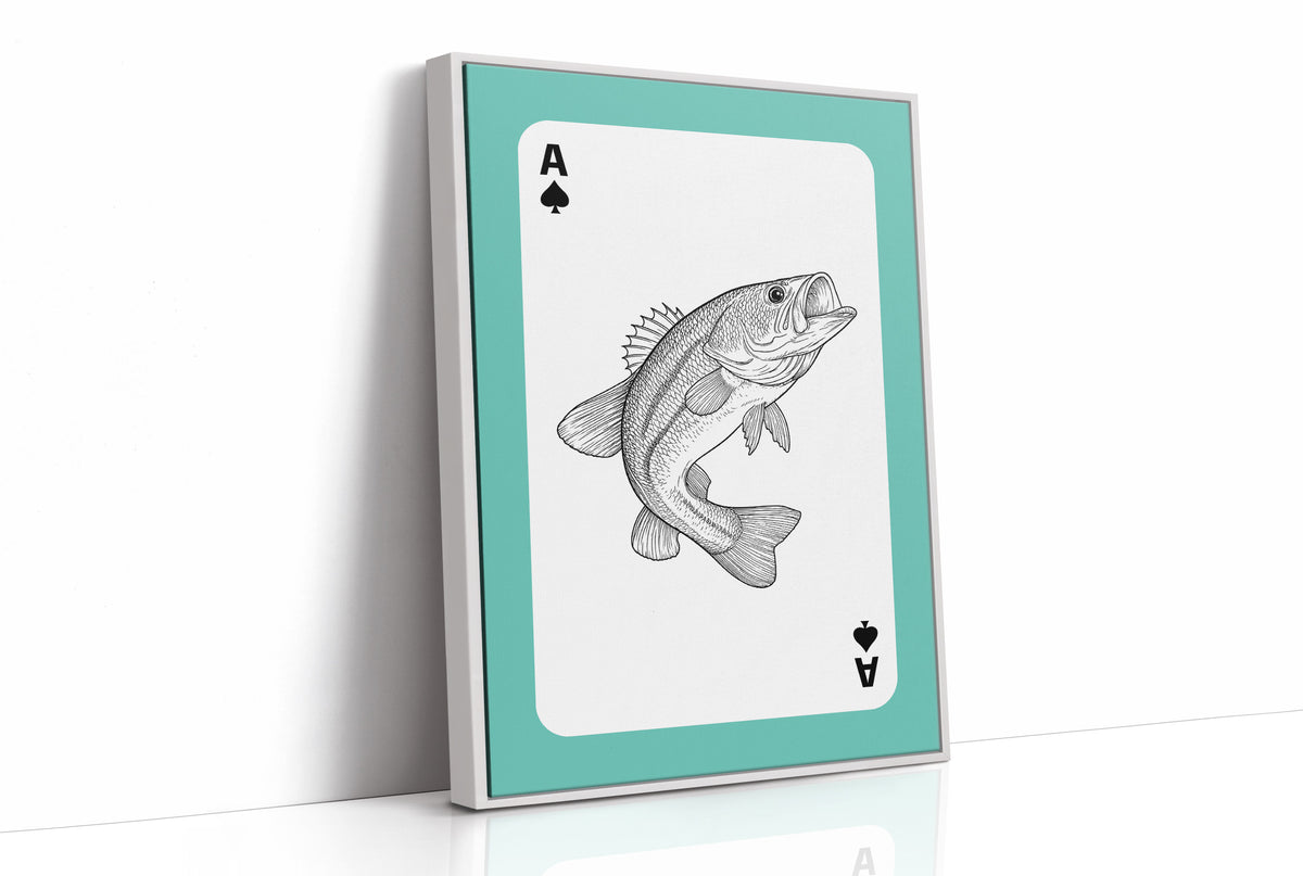 Ace of Bass — Playing Card Wildlife Print