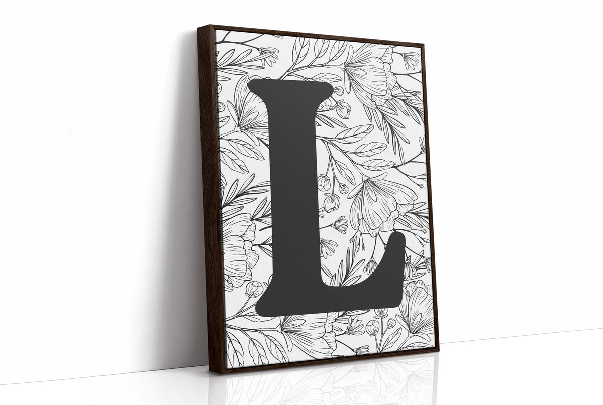 Botanical Letter L Monogram