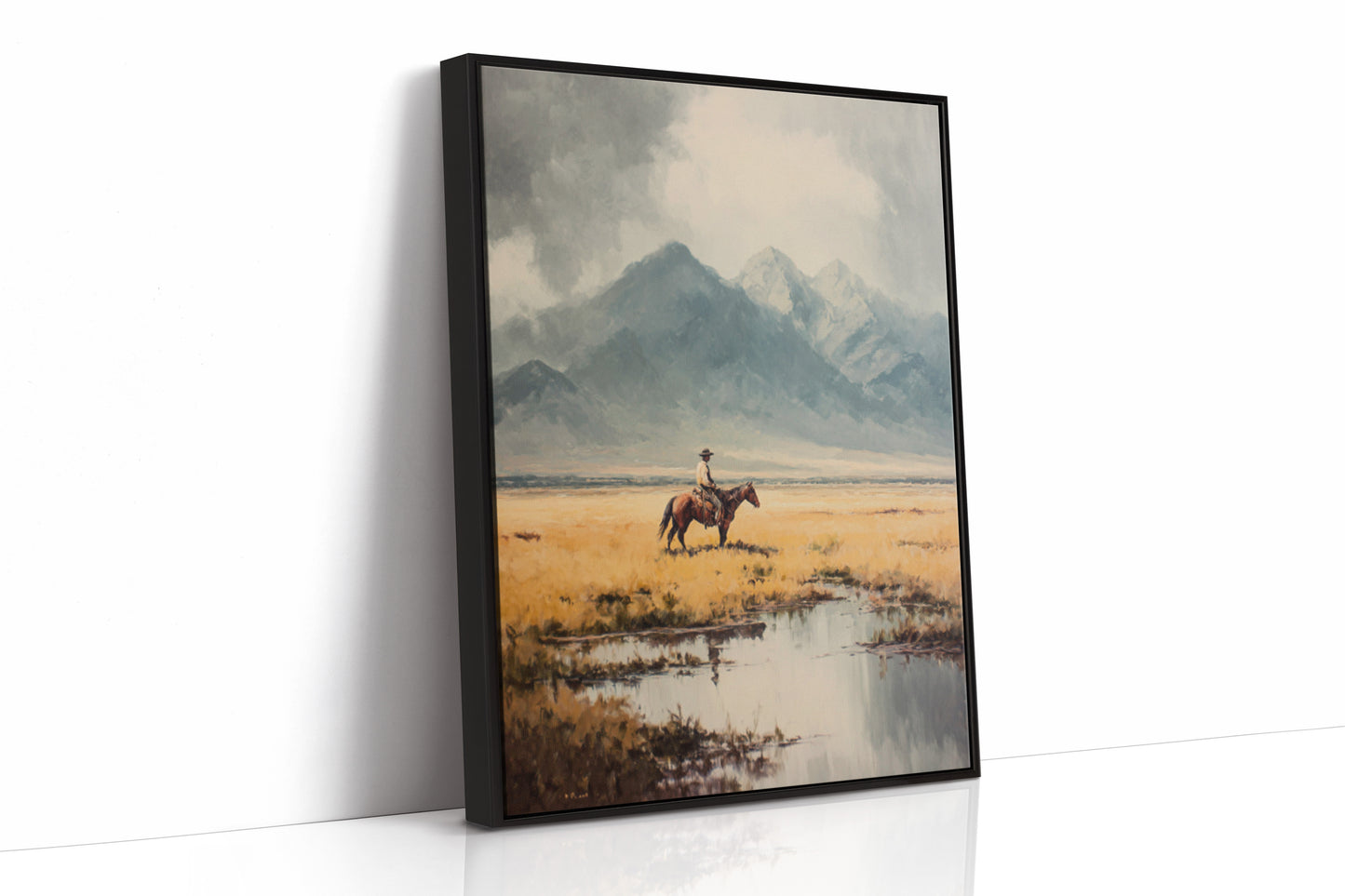 Between Mountains and Golden Grasses