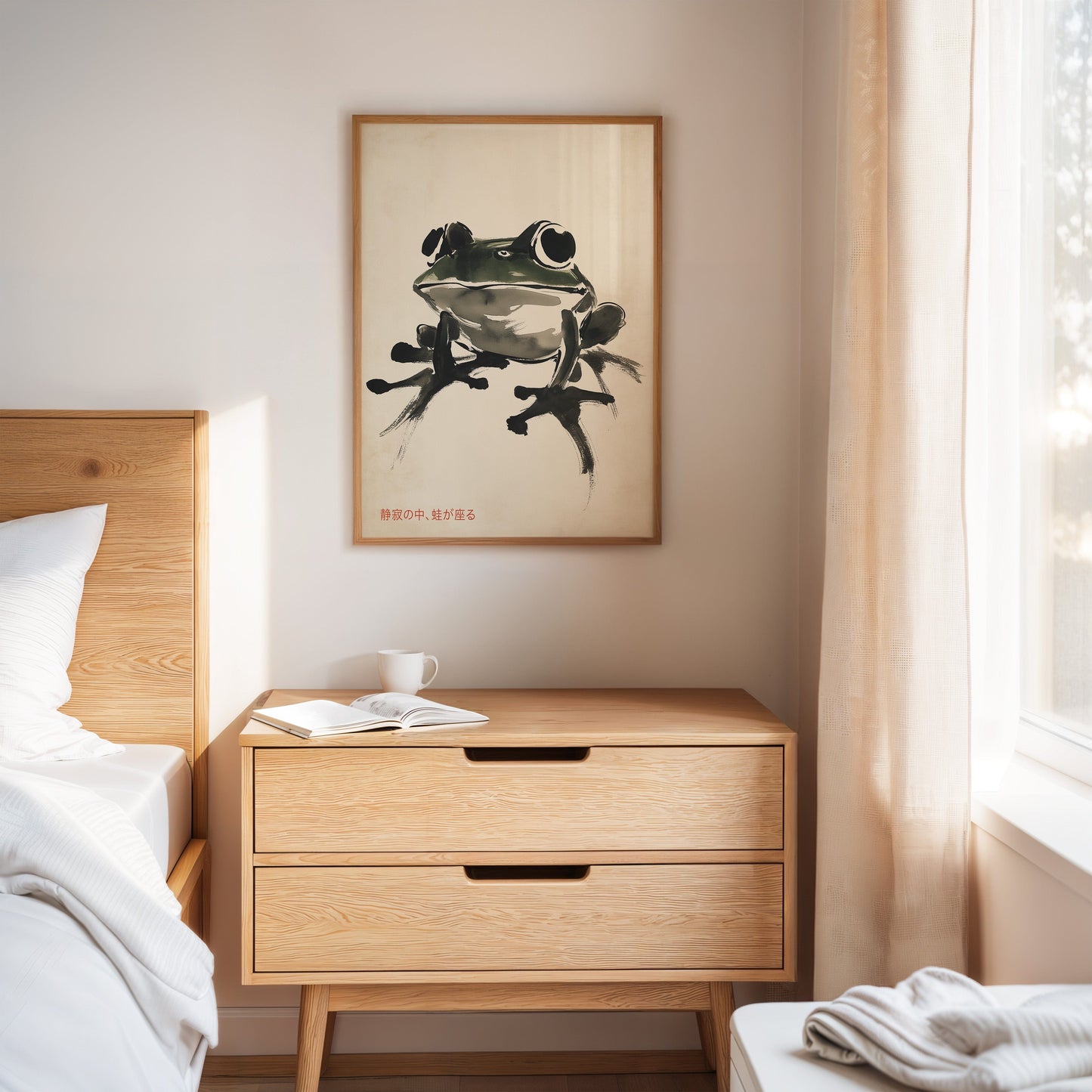 Zen Frog in Stillness