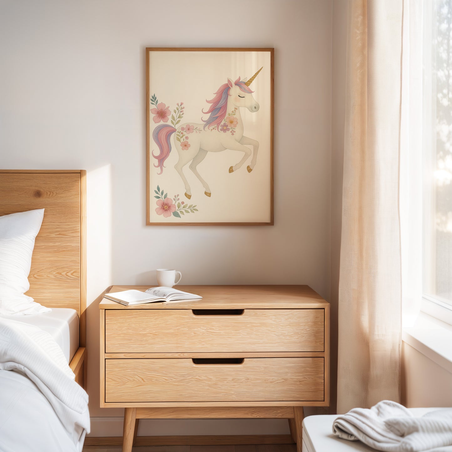 Blossom Mane Unicorn in Dreamy Pastels