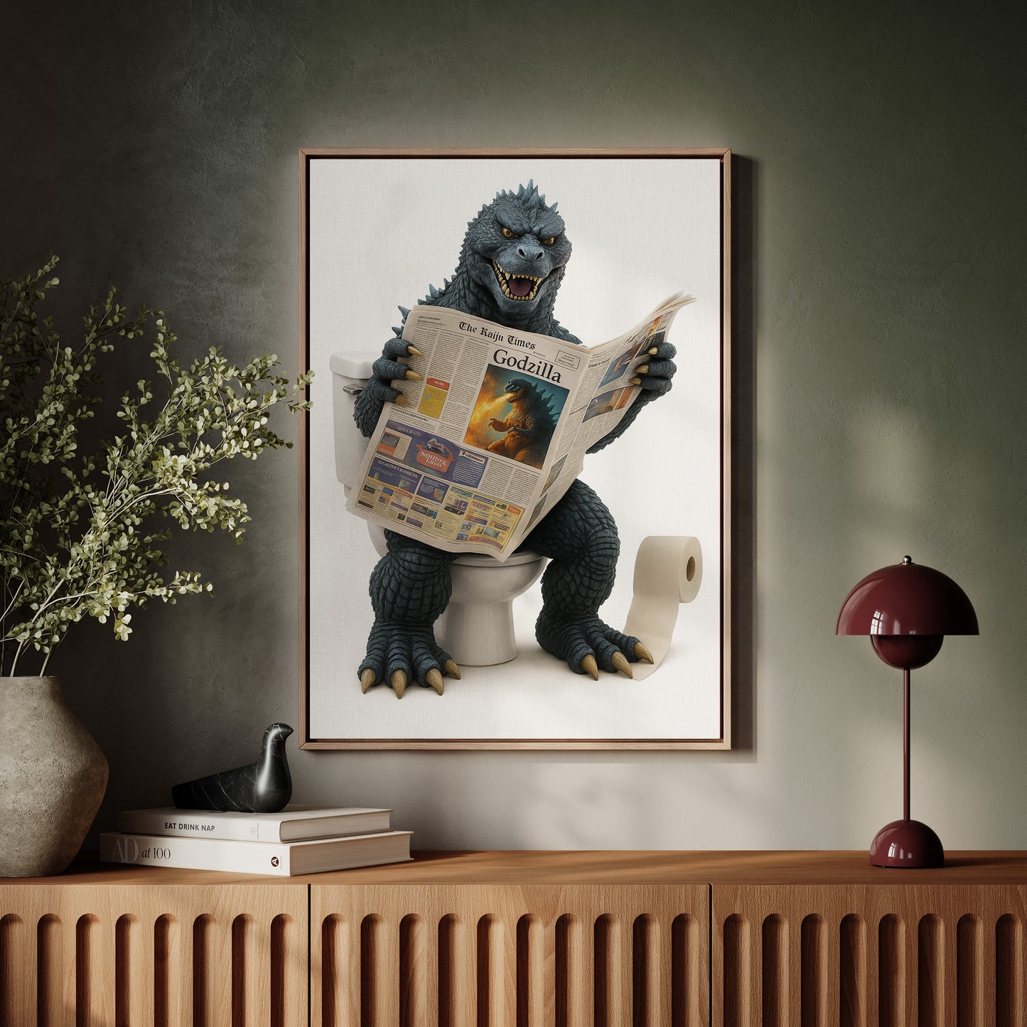 Godzilla on the Throne