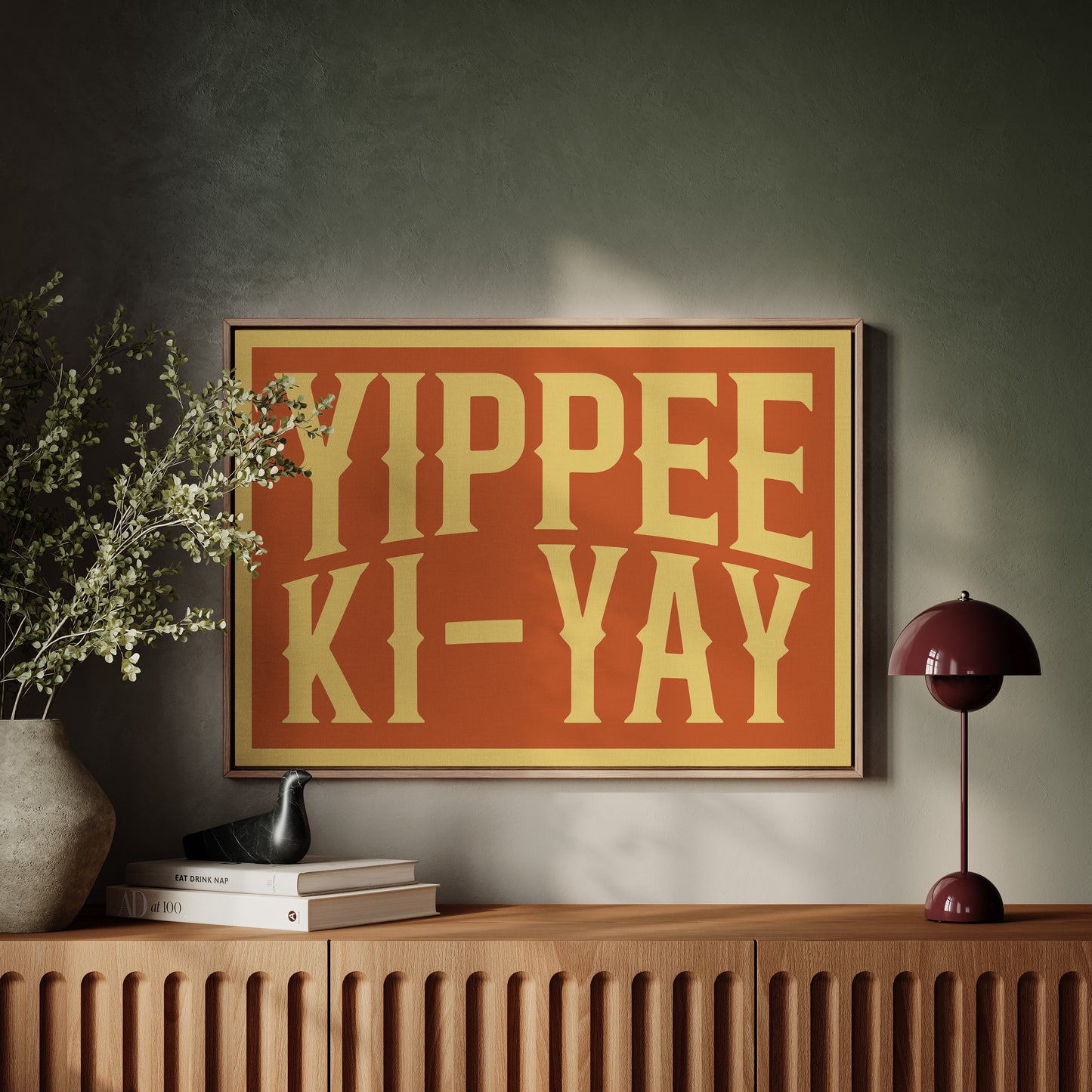 Yippee Ki-Yay Wild West Cheer Poster