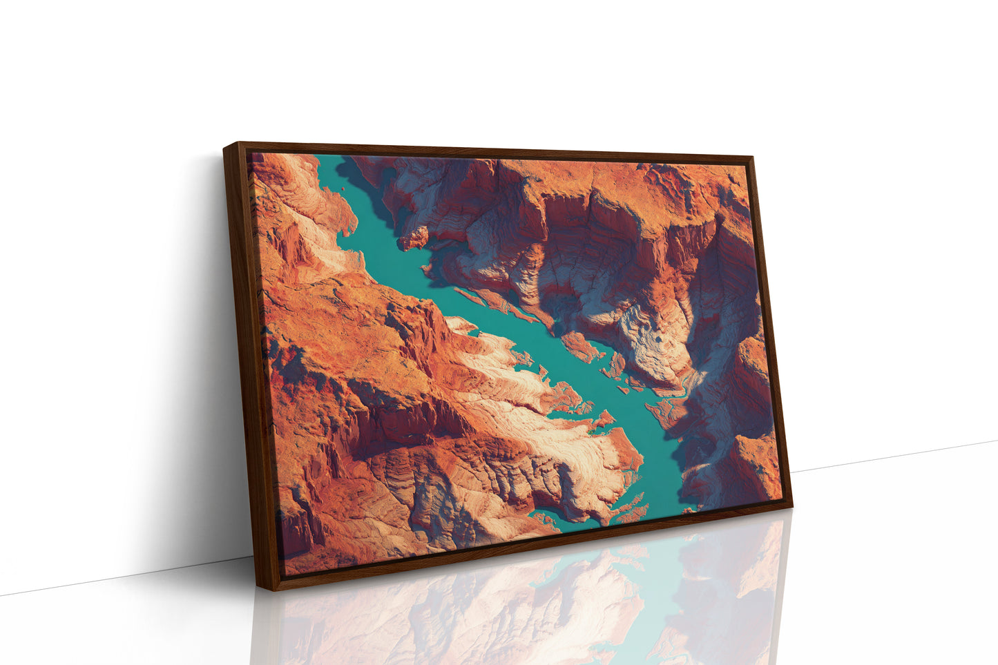 Turquoise Rivers Carve Ancient Stone