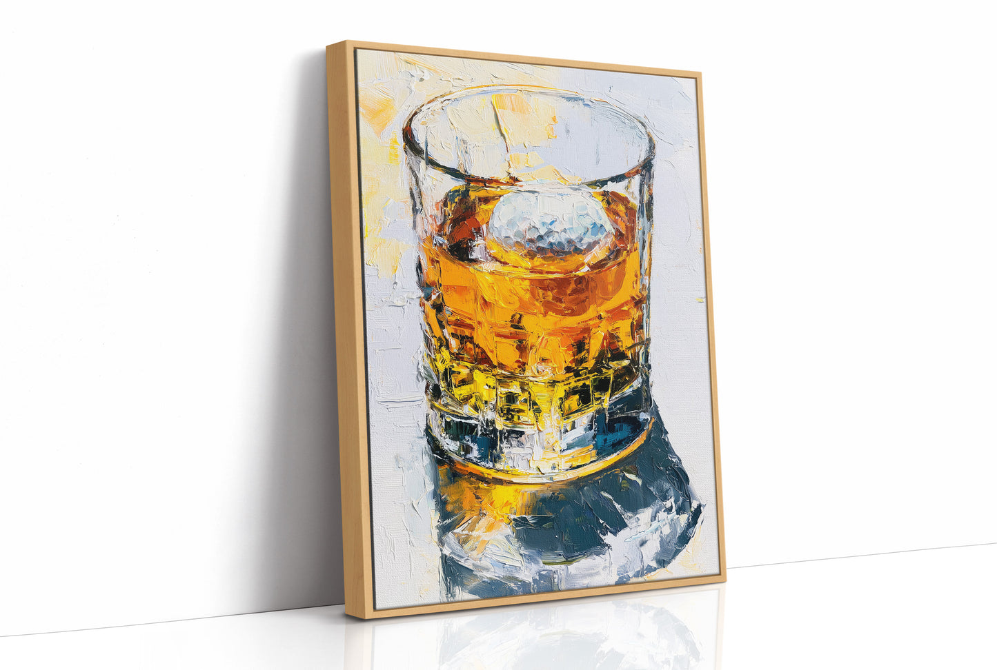 On the Rocks: An Impasto Pour