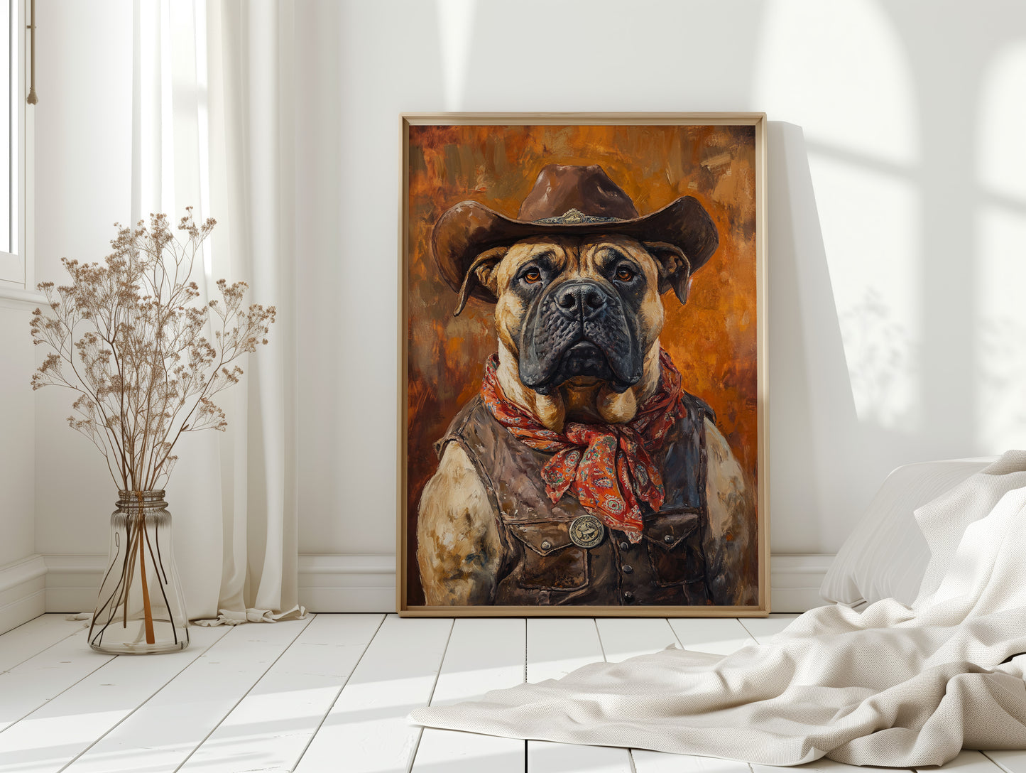 Bullmastiff Sheriff of the High Plains