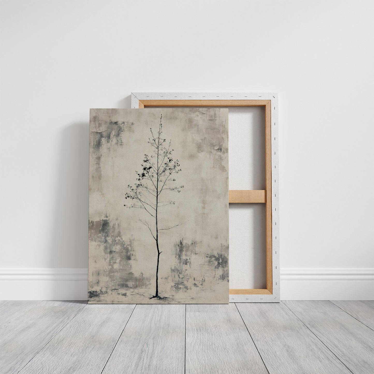 Solitary Sapling: A Minimalist Study in Stillness