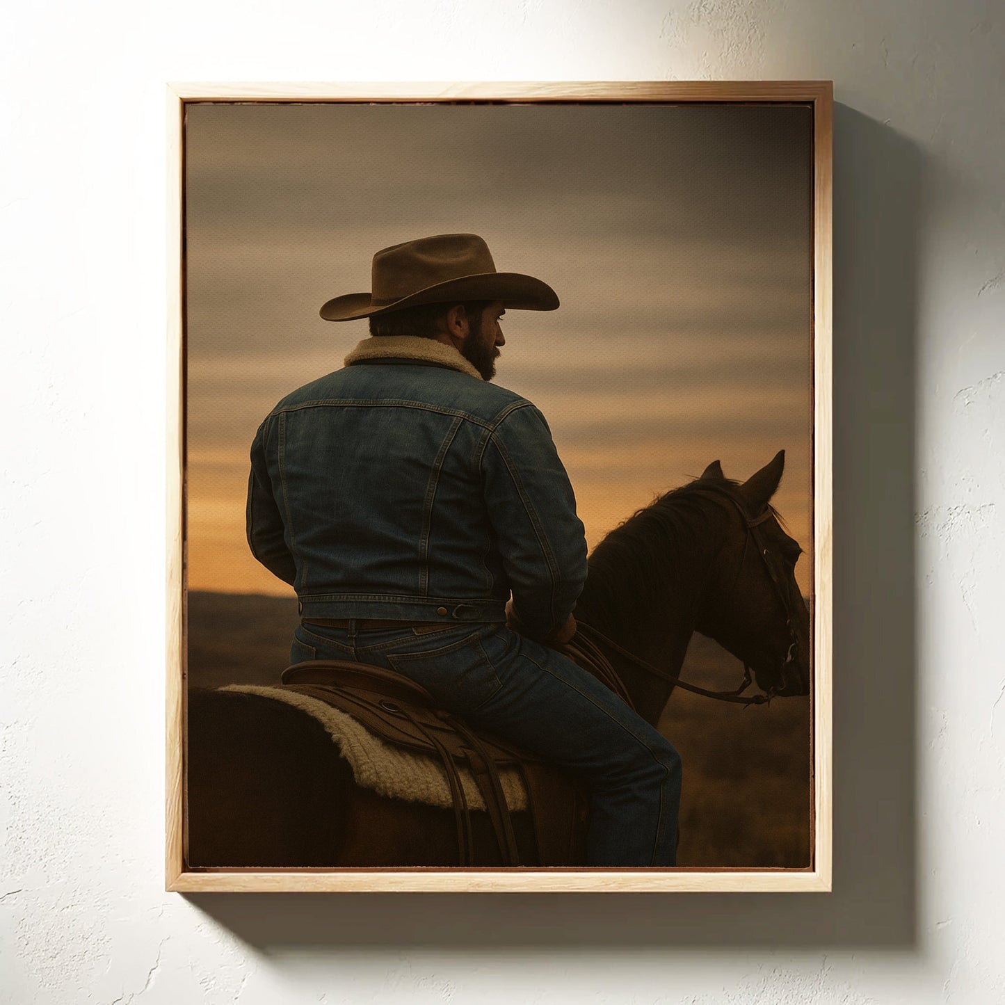 Cowboy at Dusk