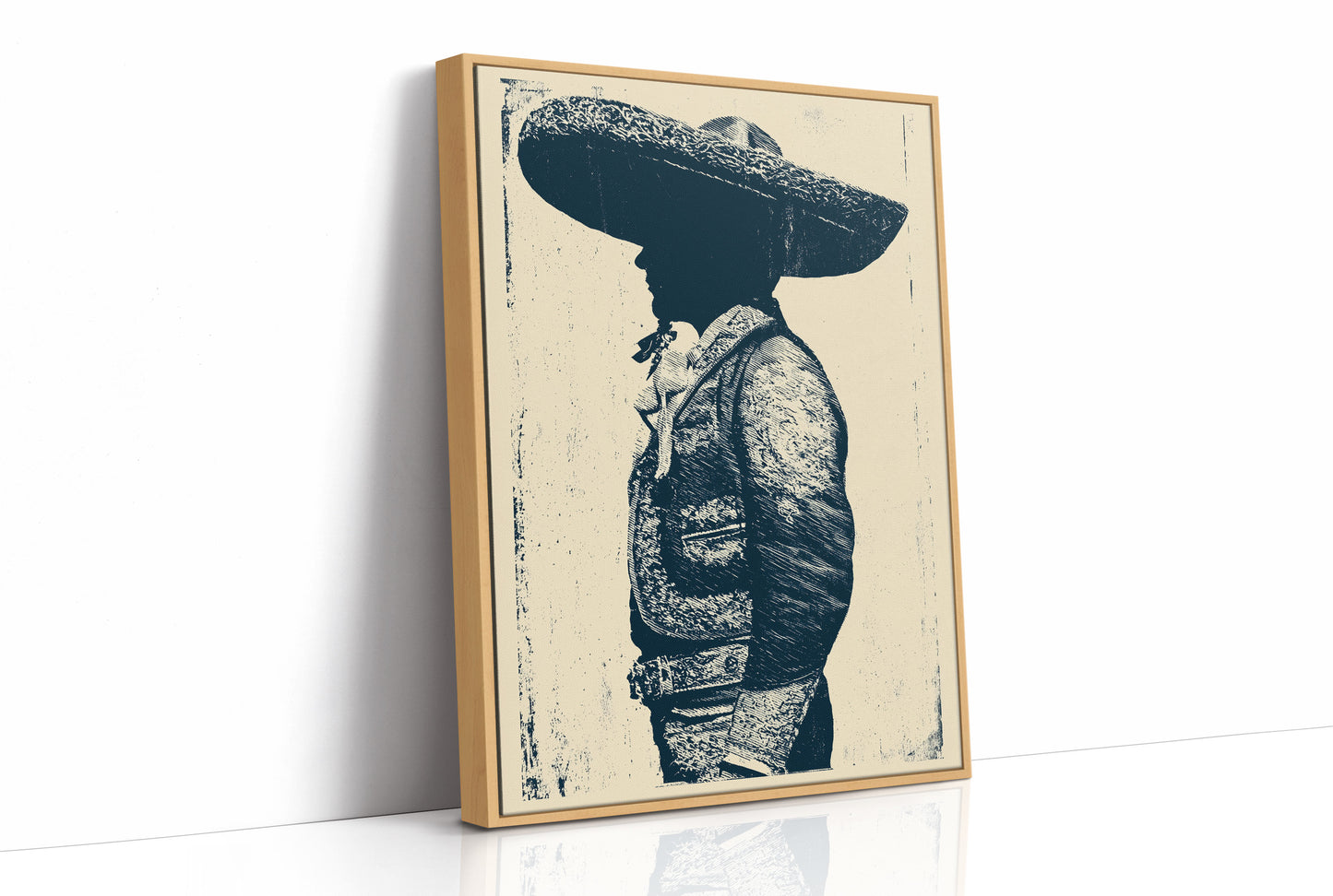 Vaquero in Profile: A Western Silhouette