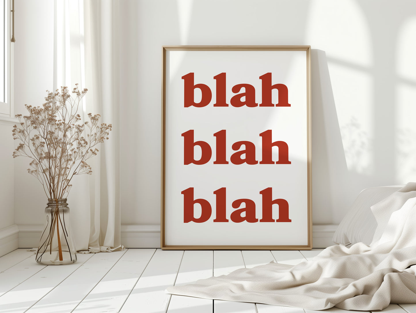 Words Painted In Terracotta Light