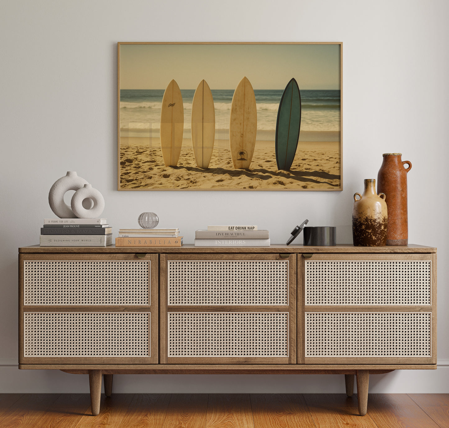 Golden Hour Surfboard Lineup