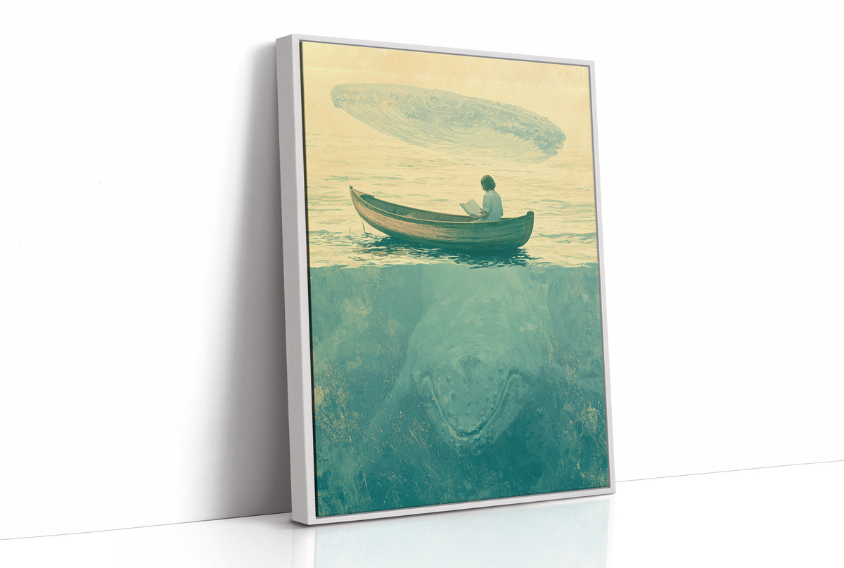 Two Whales, One Quiet Reader