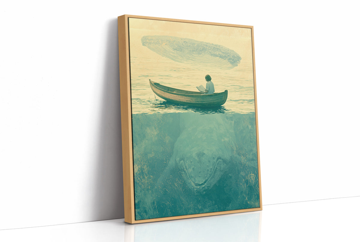 Two Whales, One Quiet Reader