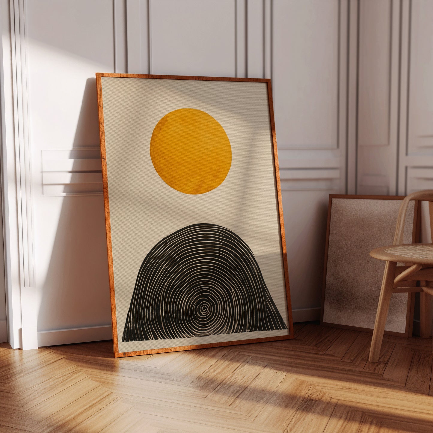 Solar Balance in Black and Gold