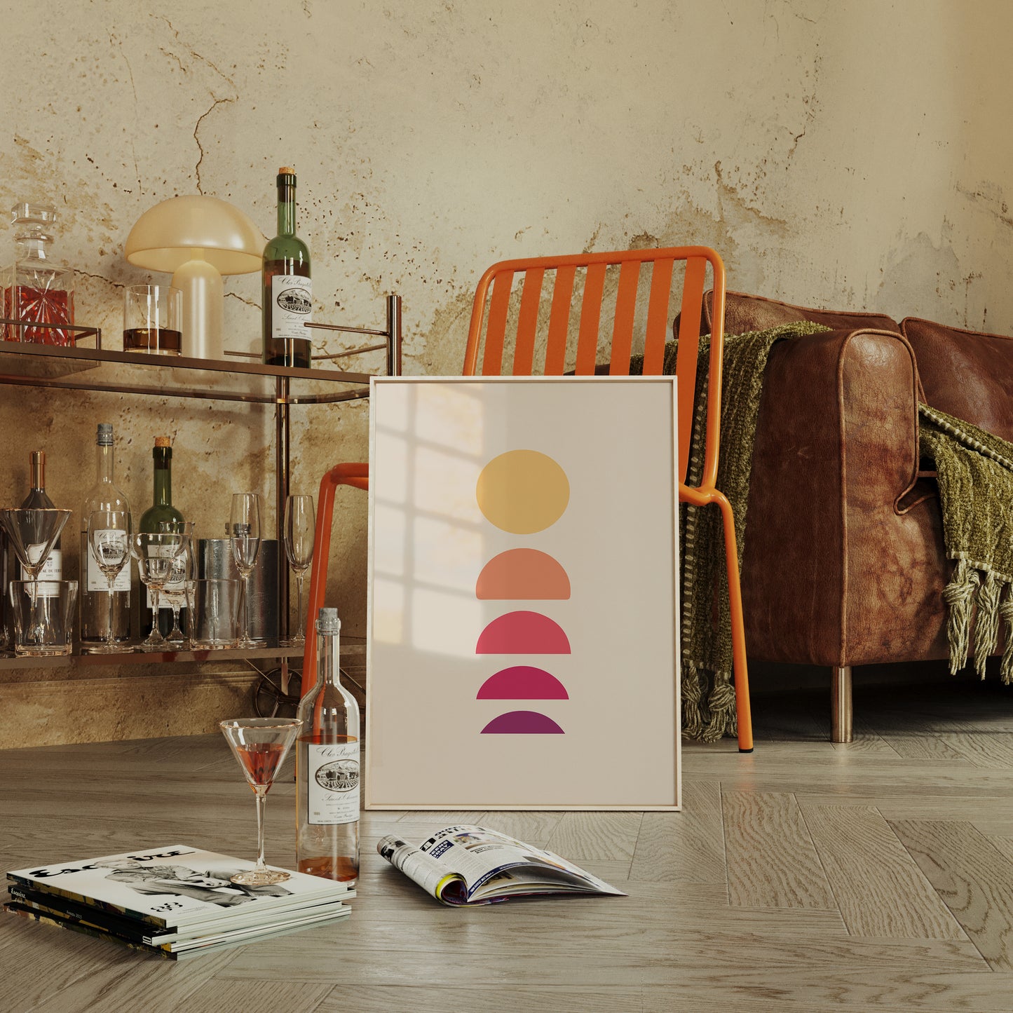 Sunset Phases Paint Desert Stories