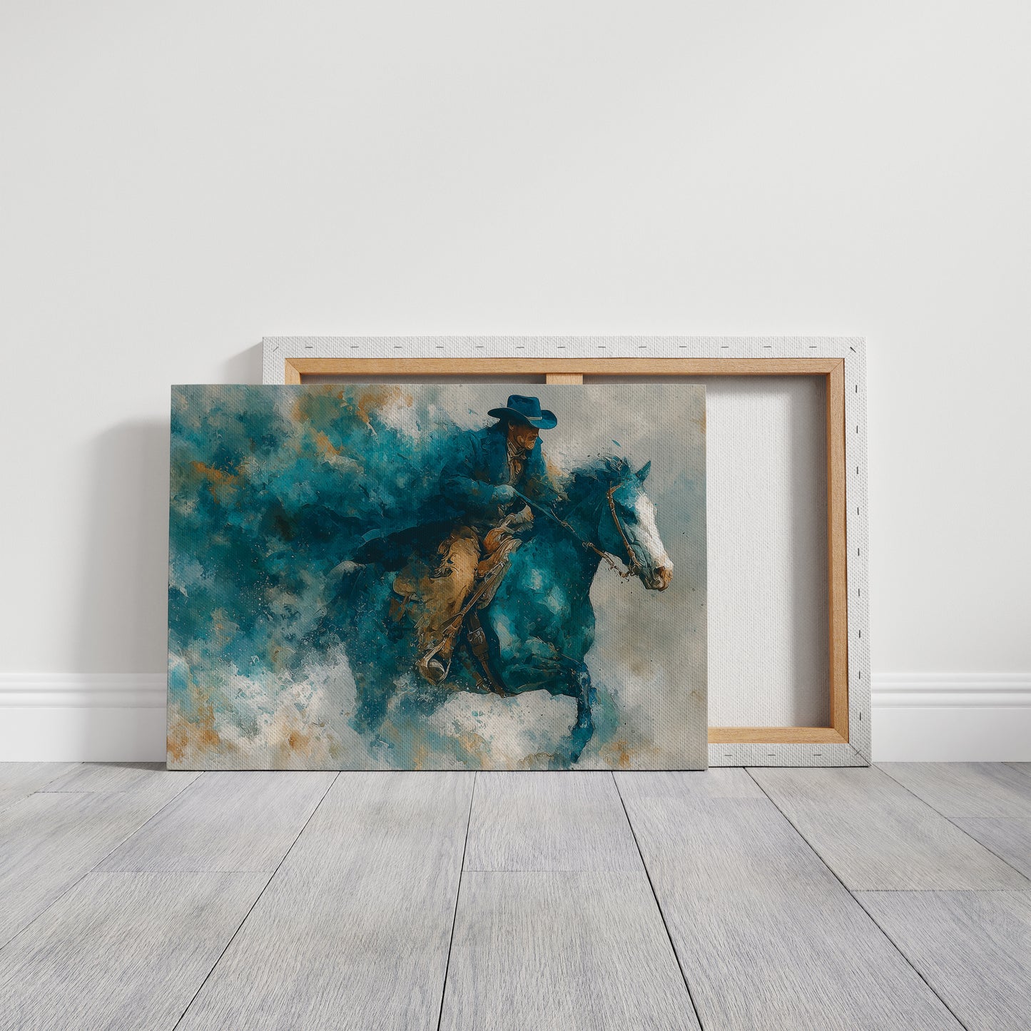 Cowboy Dissolving Into Dust