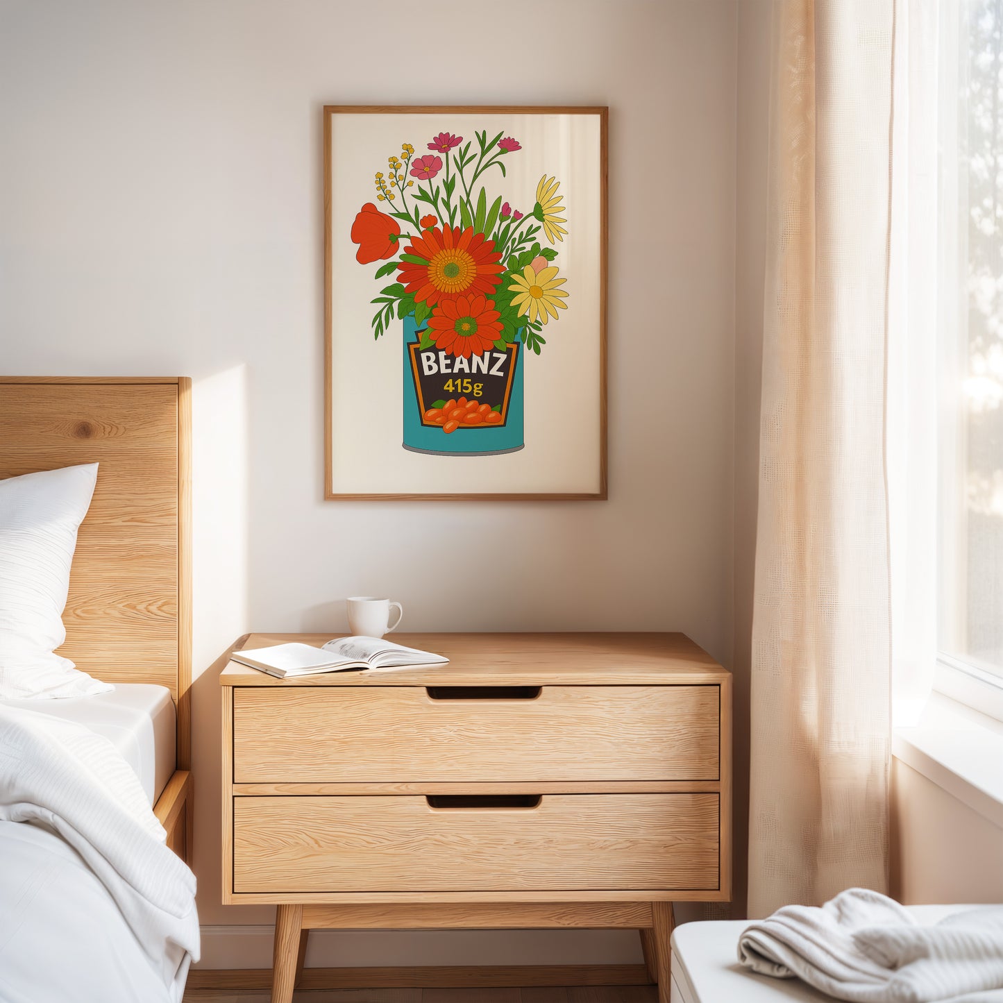 Blooms in a Beanz Tin