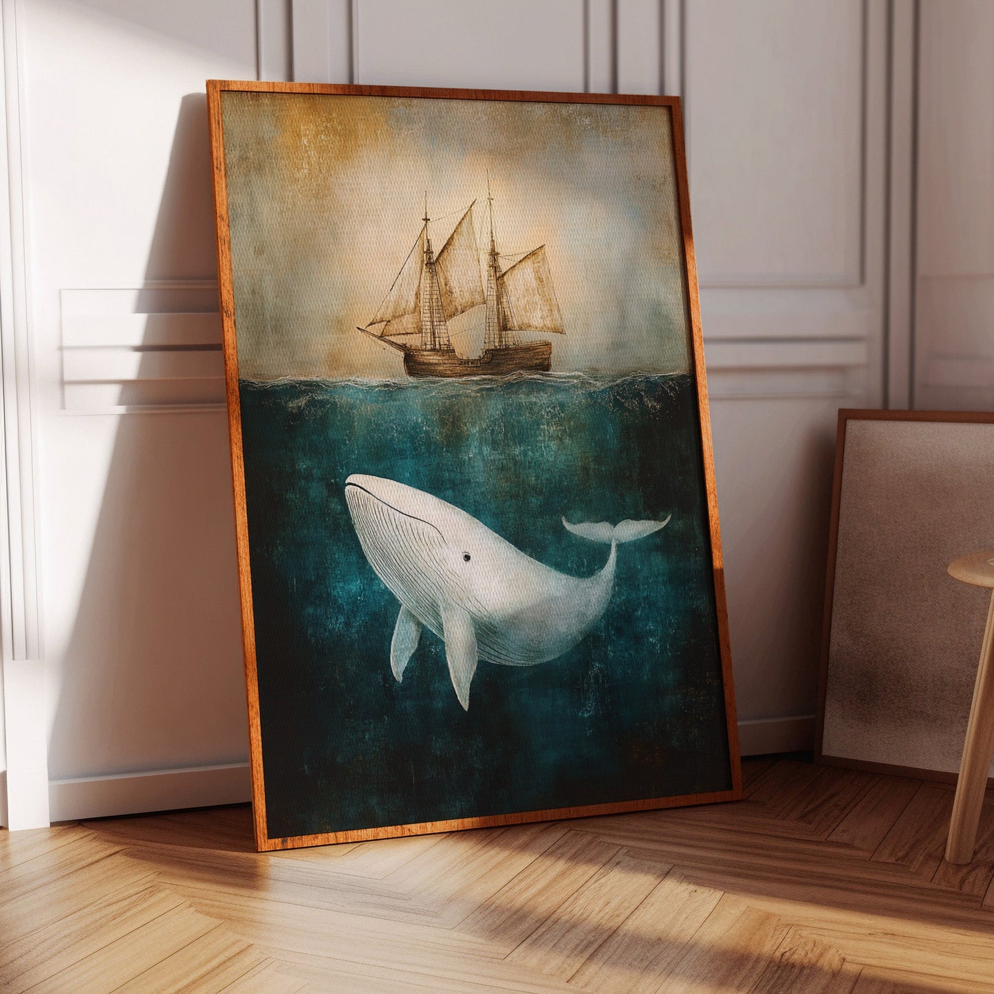 Whale Dreams Beneath the Tall Ship