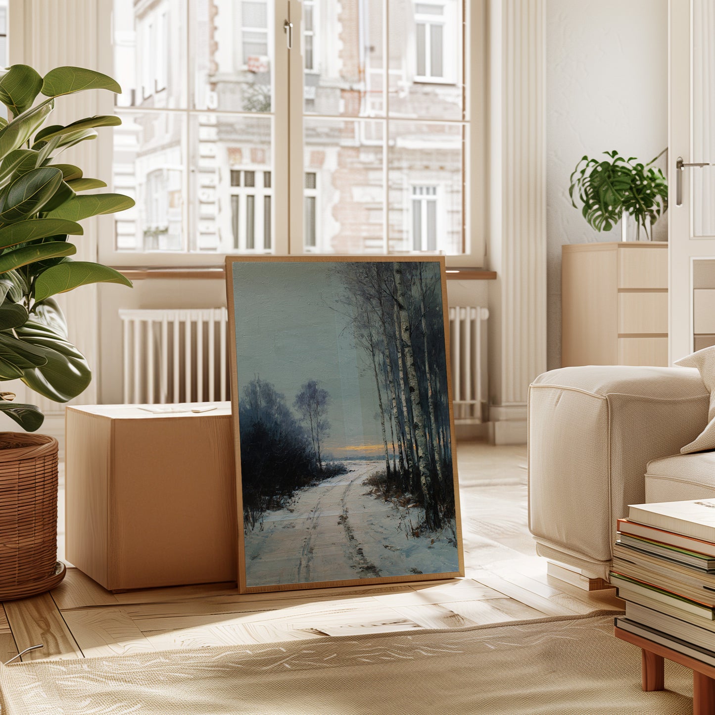 Pathway Through Winter's Embrace