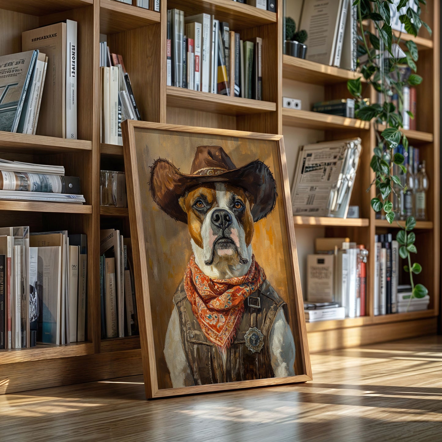 Boxer Sheriff of the Silent Plains