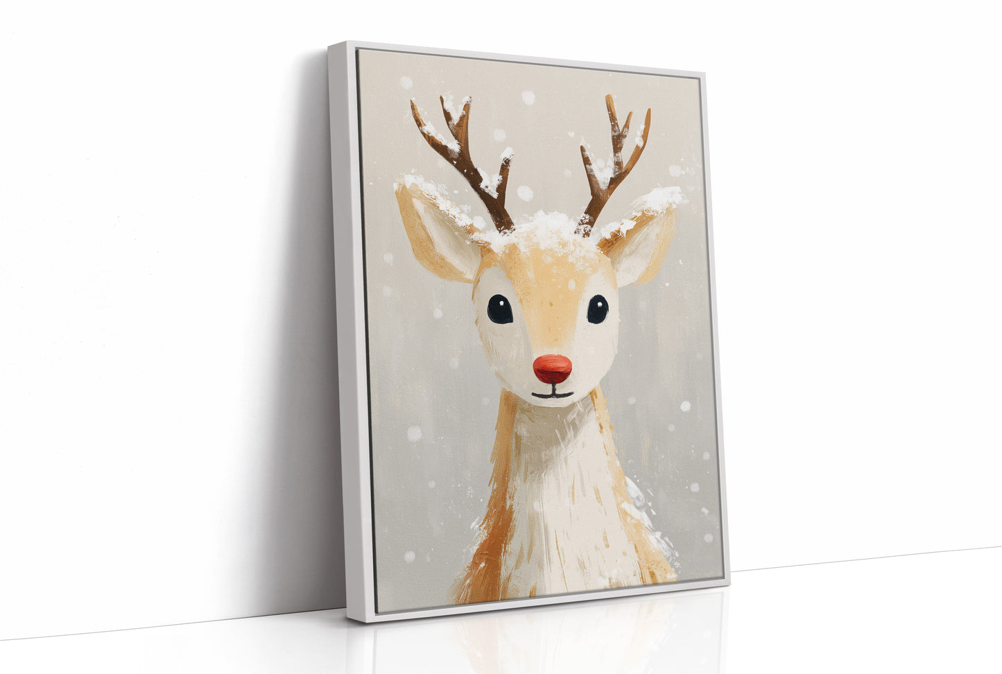 Snow-Dusted Christmas Reindeer