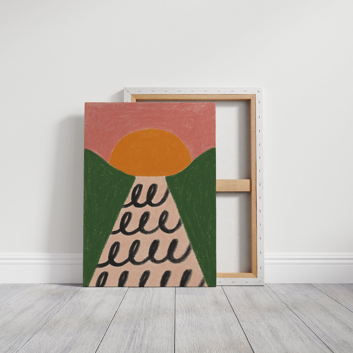 Morning Waves Roll Through Hills