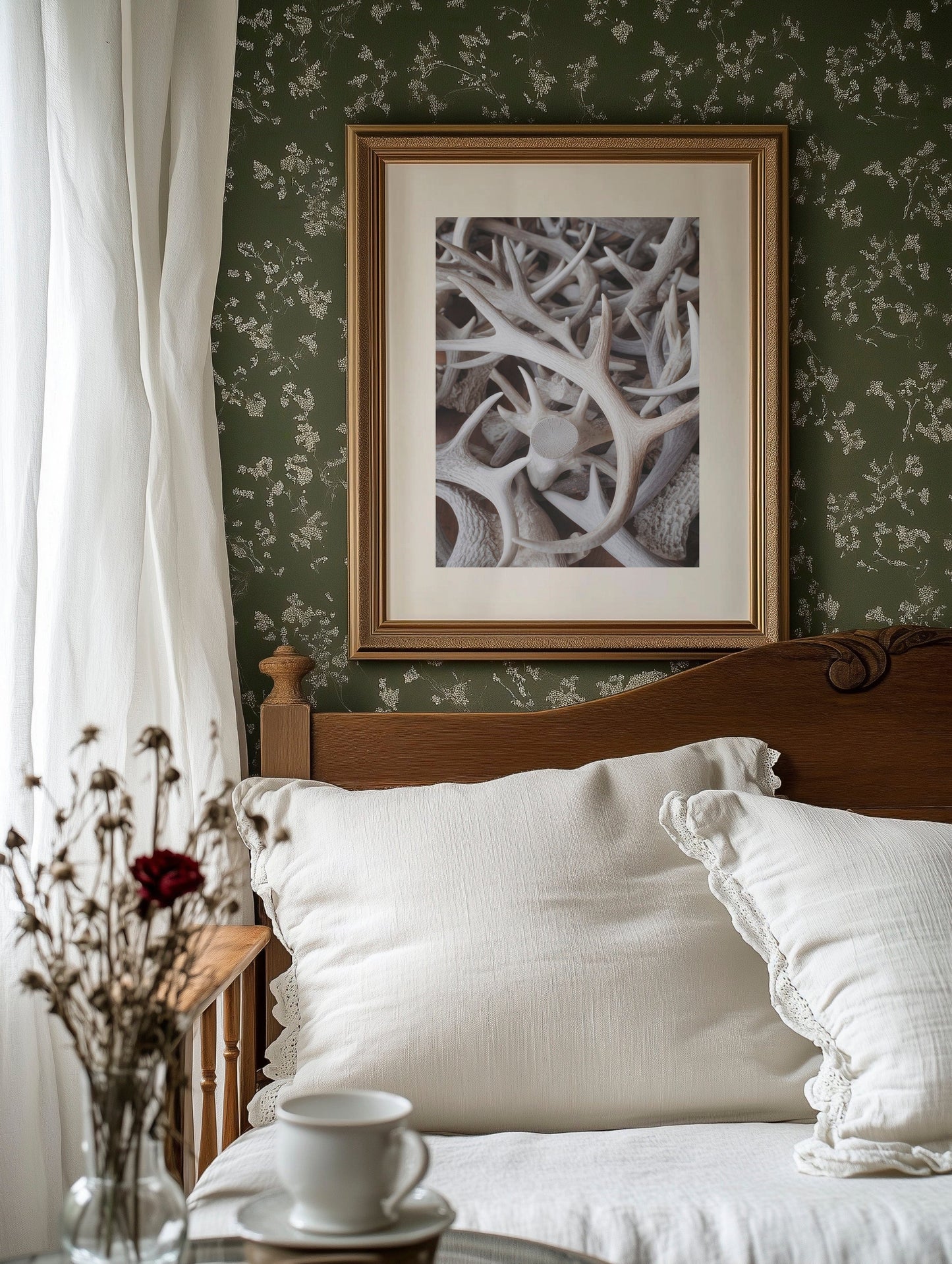 Antlers Tell Tales Of Winter