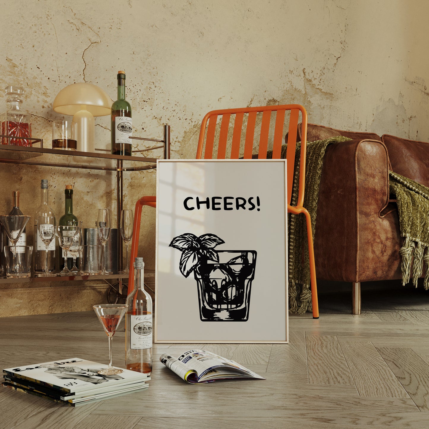 Mint Leaves Toast Summer Nights